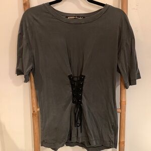 Gypsies and Moondust T-shirt - tied up front